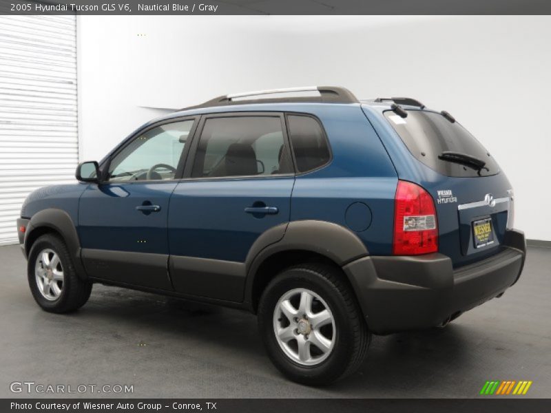 Nautical Blue / Gray 2005 Hyundai Tucson GLS V6