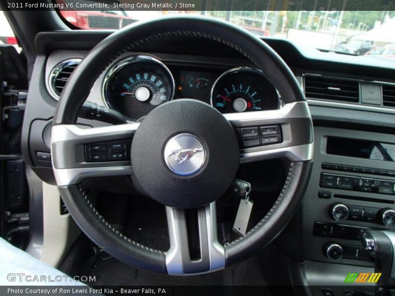  2011 Mustang V6 Convertible Steering Wheel