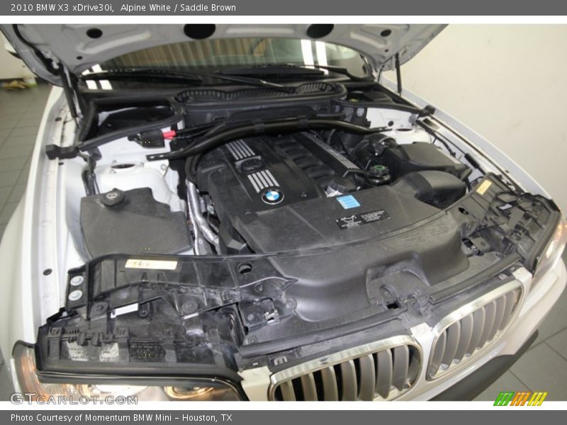 Alpine White / Saddle Brown 2010 BMW X3 xDrive30i