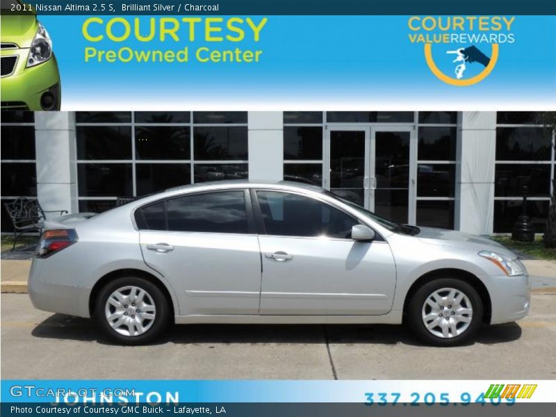 Brilliant Silver / Charcoal 2011 Nissan Altima 2.5 S