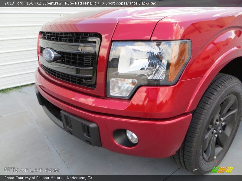 Ruby Red Metallic / FX Sport Appearance Black/Red 2013 Ford F150 FX2 SuperCrew