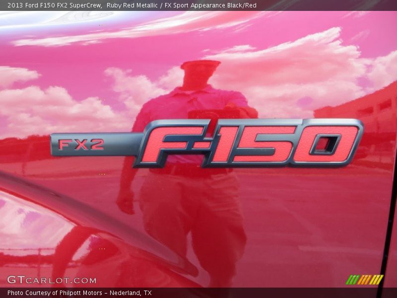 Ruby Red Metallic / FX Sport Appearance Black/Red 2013 Ford F150 FX2 SuperCrew