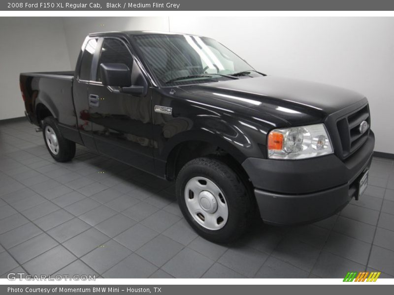 Black / Medium Flint Grey 2008 Ford F150 XL Regular Cab