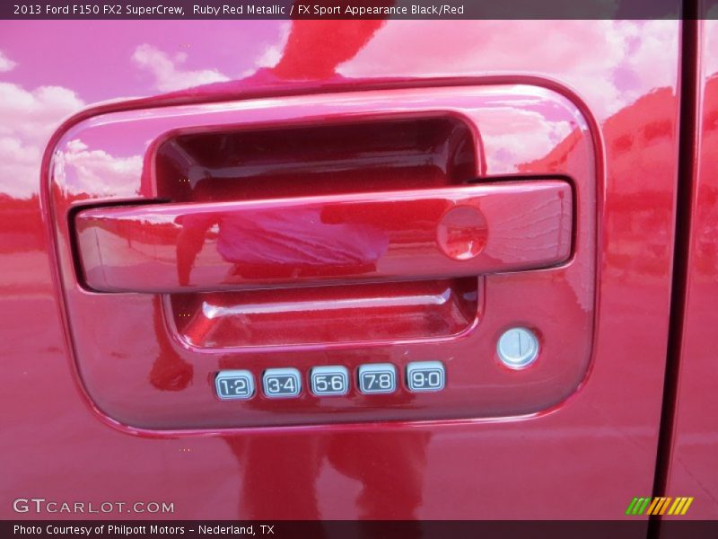 Ruby Red Metallic / FX Sport Appearance Black/Red 2013 Ford F150 FX2 SuperCrew