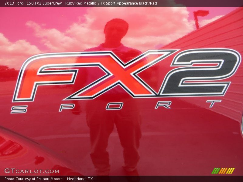 Ruby Red Metallic / FX Sport Appearance Black/Red 2013 Ford F150 FX2 SuperCrew
