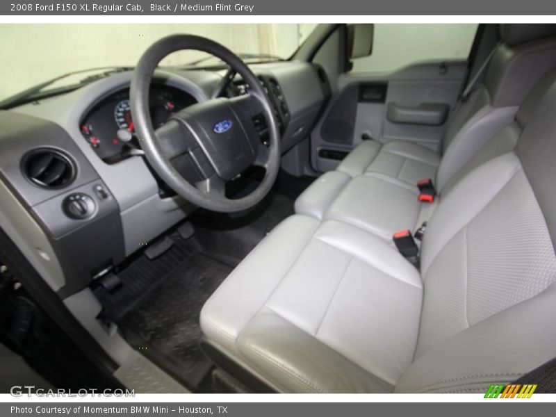 Black / Medium Flint Grey 2008 Ford F150 XL Regular Cab