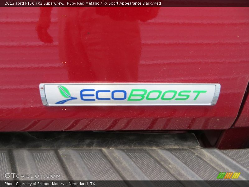 Ruby Red Metallic / FX Sport Appearance Black/Red 2013 Ford F150 FX2 SuperCrew