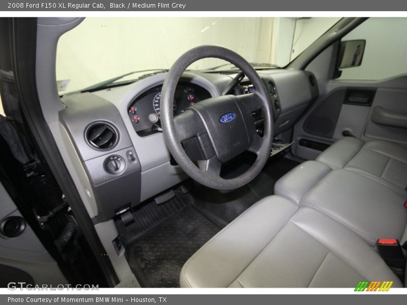 Black / Medium Flint Grey 2008 Ford F150 XL Regular Cab