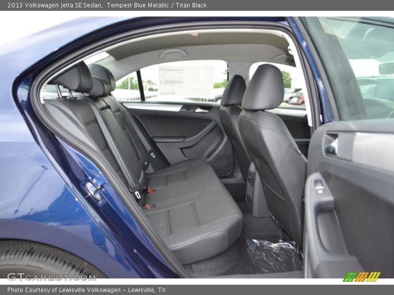 Tempest Blue Metallic / Titan Black 2013 Volkswagen Jetta SE Sedan
