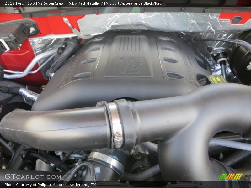Ruby Red Metallic / FX Sport Appearance Black/Red 2013 Ford F150 FX2 SuperCrew