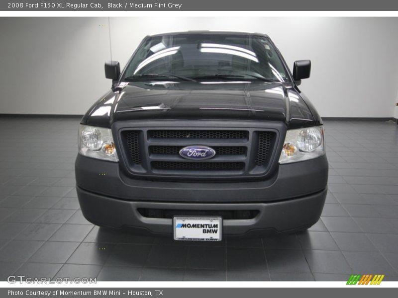 Black / Medium Flint Grey 2008 Ford F150 XL Regular Cab