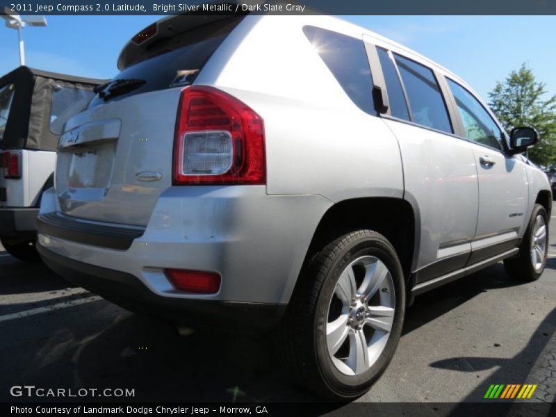Bright Silver Metallic / Dark Slate Gray 2011 Jeep Compass 2.0 Latitude