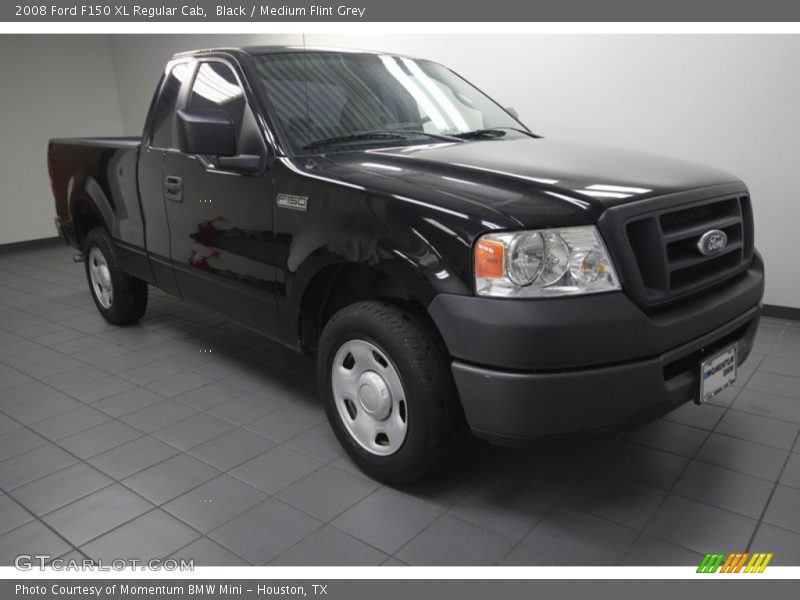Black / Medium Flint Grey 2008 Ford F150 XL Regular Cab