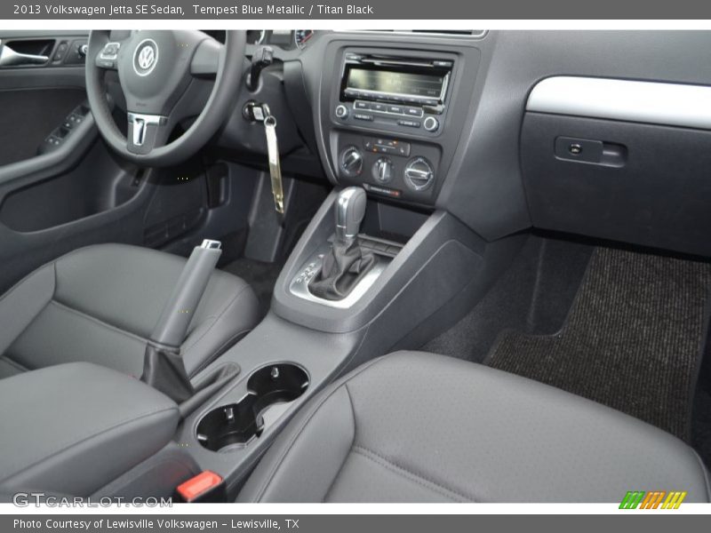 Tempest Blue Metallic / Titan Black 2013 Volkswagen Jetta SE Sedan