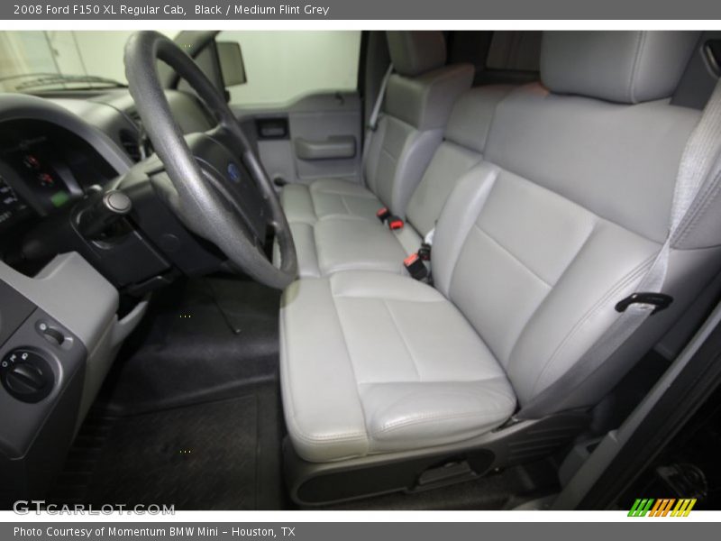 Black / Medium Flint Grey 2008 Ford F150 XL Regular Cab