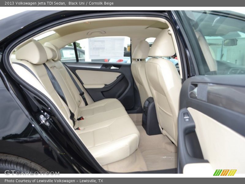 Black Uni / Cornsilk Beige 2013 Volkswagen Jetta TDI Sedan
