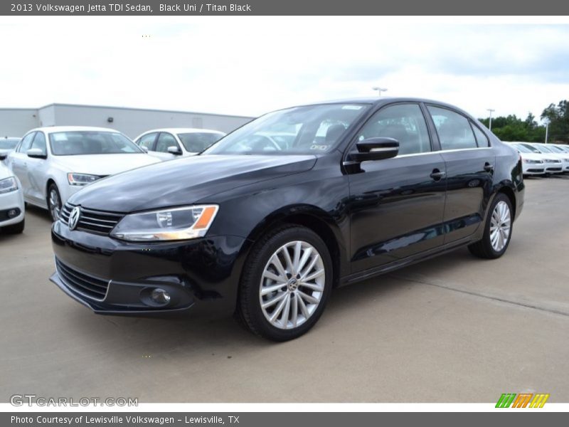 Black Uni / Titan Black 2013 Volkswagen Jetta TDI Sedan