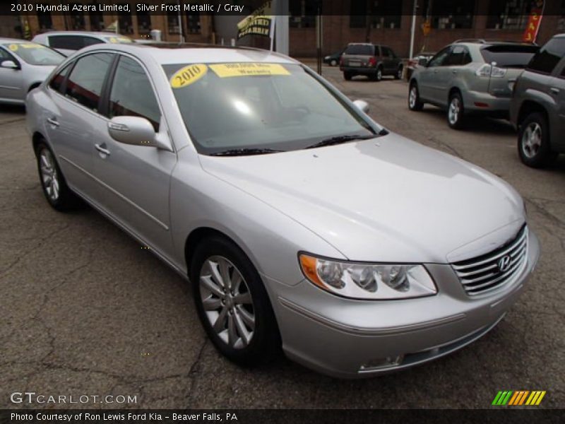 Front 3/4 View of 2010 Azera Limited