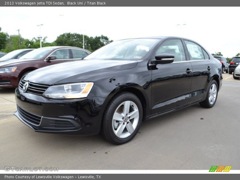 Black Uni / Titan Black 2013 Volkswagen Jetta TDI Sedan