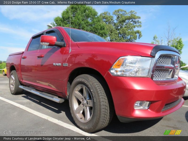 Inferno Red Crystal Pearl / Dark Slate/Medium Graystone 2010 Dodge Ram 1500 ST Crew Cab