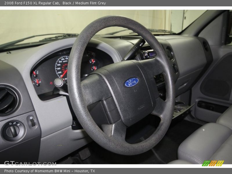 Black / Medium Flint Grey 2008 Ford F150 XL Regular Cab