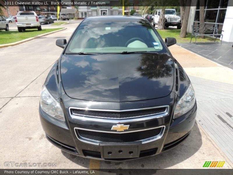 Black Granite Metallic / Titanium 2011 Chevrolet Malibu LS