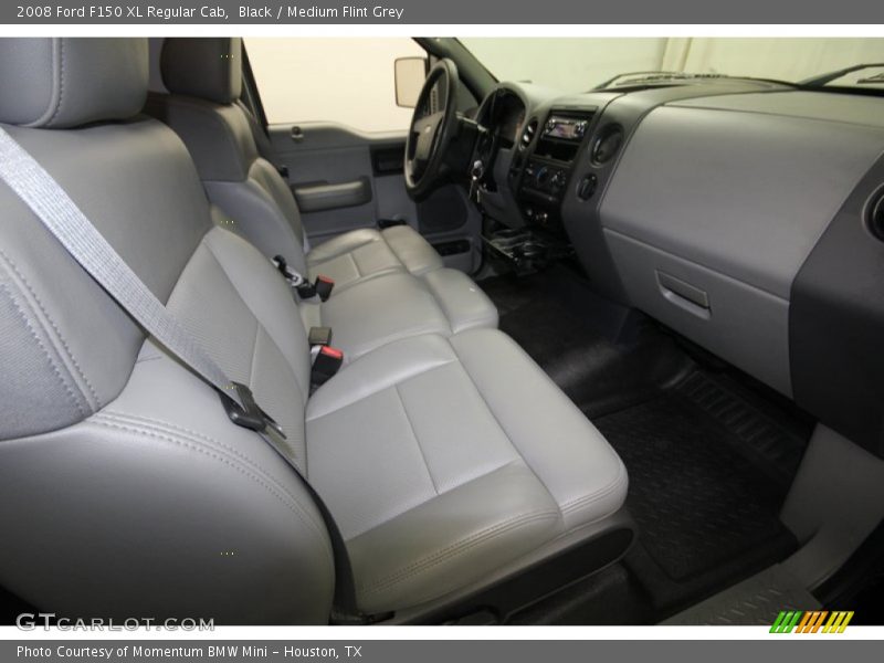 Black / Medium Flint Grey 2008 Ford F150 XL Regular Cab
