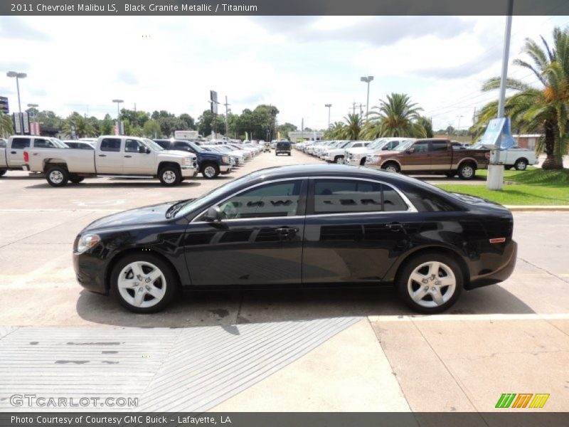 Black Granite Metallic / Titanium 2011 Chevrolet Malibu LS