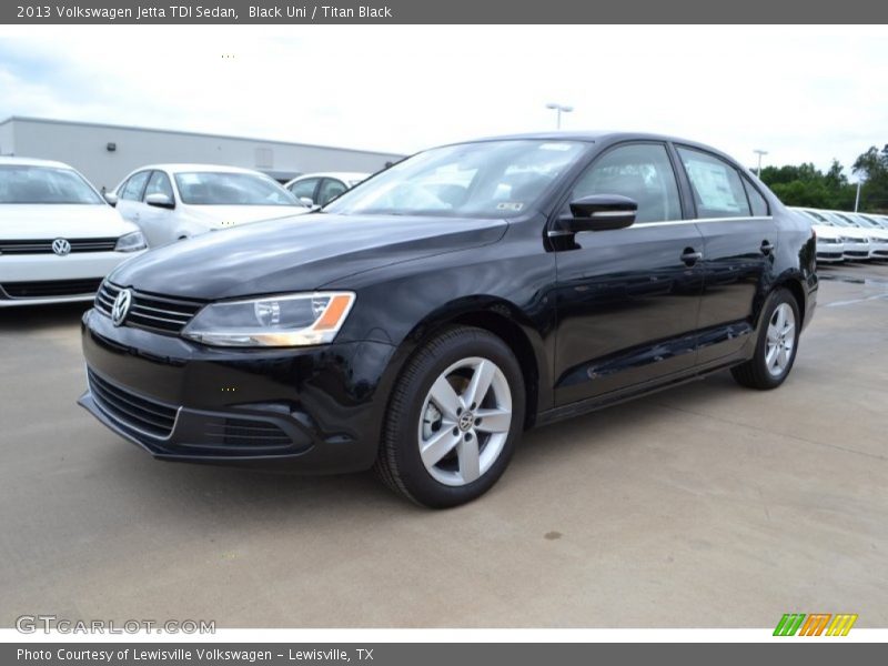 Black Uni / Titan Black 2013 Volkswagen Jetta TDI Sedan
