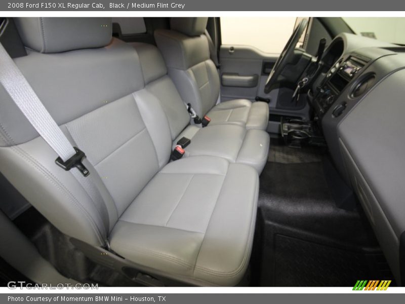 Black / Medium Flint Grey 2008 Ford F150 XL Regular Cab