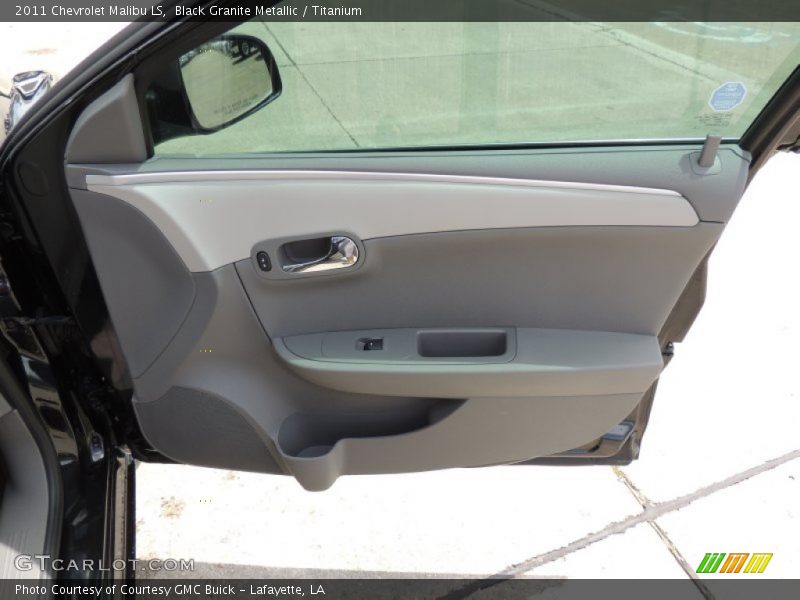 Black Granite Metallic / Titanium 2011 Chevrolet Malibu LS