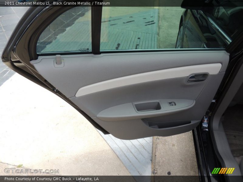 Black Granite Metallic / Titanium 2011 Chevrolet Malibu LS
