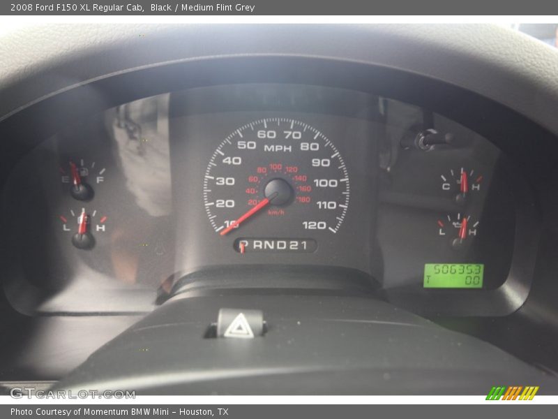 Black / Medium Flint Grey 2008 Ford F150 XL Regular Cab