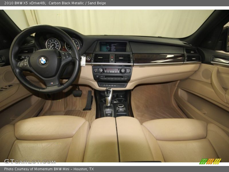 Carbon Black Metallic / Sand Beige 2010 BMW X5 xDrive48i