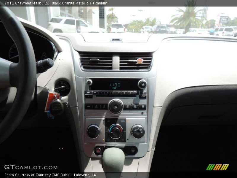 Black Granite Metallic / Titanium 2011 Chevrolet Malibu LS