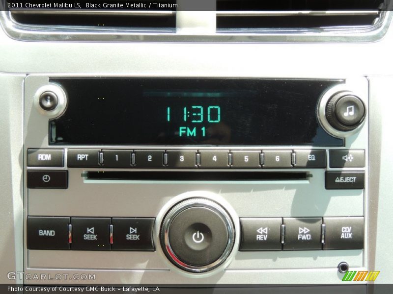 Black Granite Metallic / Titanium 2011 Chevrolet Malibu LS