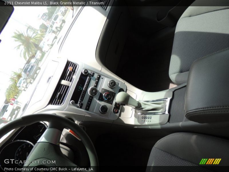 Black Granite Metallic / Titanium 2011 Chevrolet Malibu LS