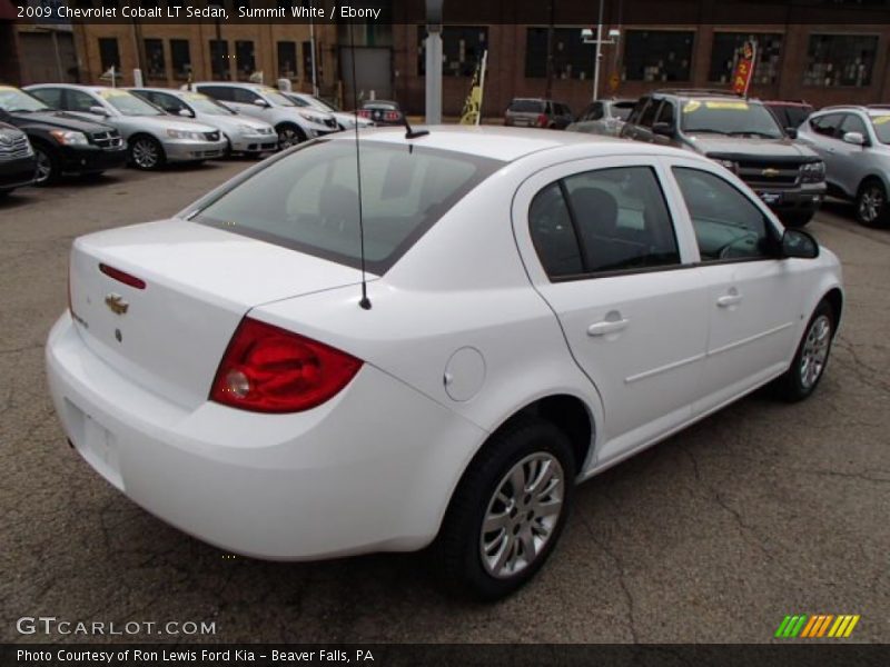 Summit White / Ebony 2009 Chevrolet Cobalt LT Sedan