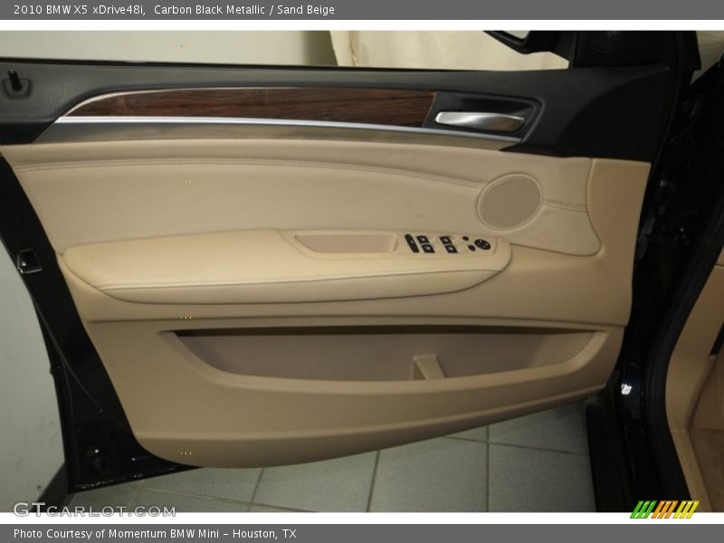 Carbon Black Metallic / Sand Beige 2010 BMW X5 xDrive48i