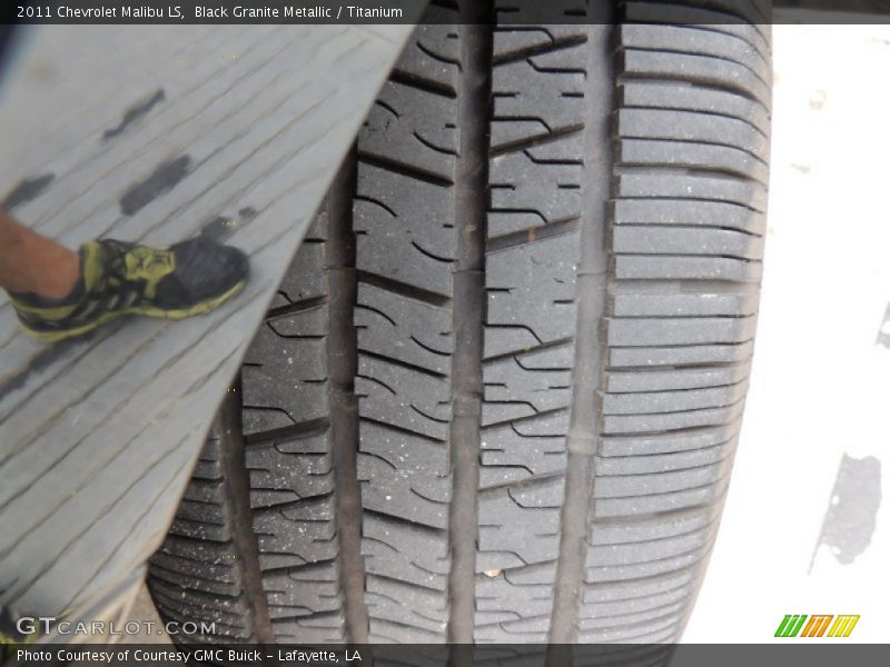 Black Granite Metallic / Titanium 2011 Chevrolet Malibu LS