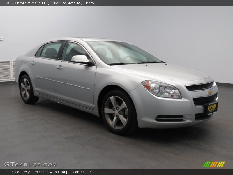 Silver Ice Metallic / Ebony 2012 Chevrolet Malibu LT
