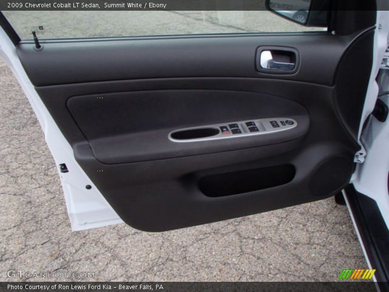 Summit White / Ebony 2009 Chevrolet Cobalt LT Sedan