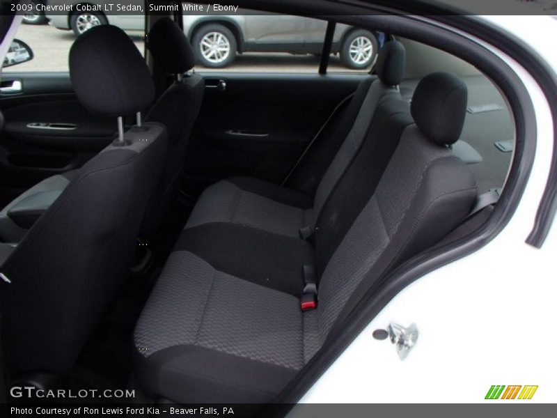 Rear Seat of 2009 Cobalt LT Sedan