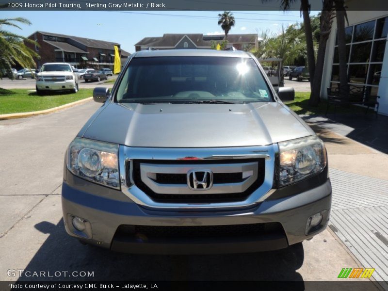 Sterling Gray Metallic / Black 2009 Honda Pilot Touring