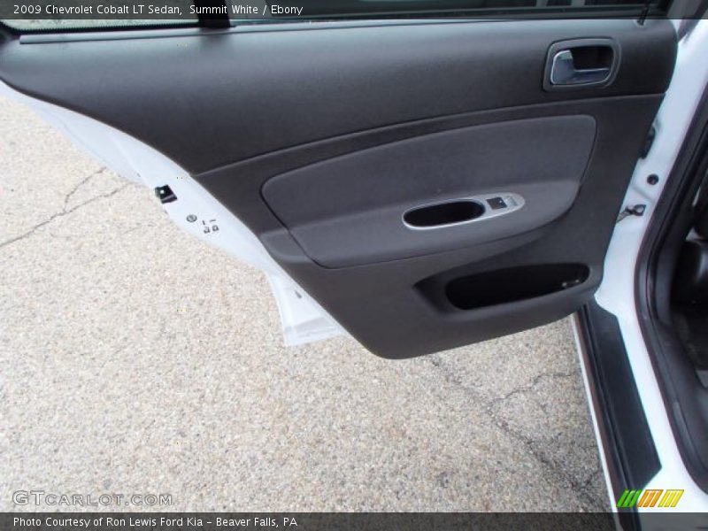 Summit White / Ebony 2009 Chevrolet Cobalt LT Sedan