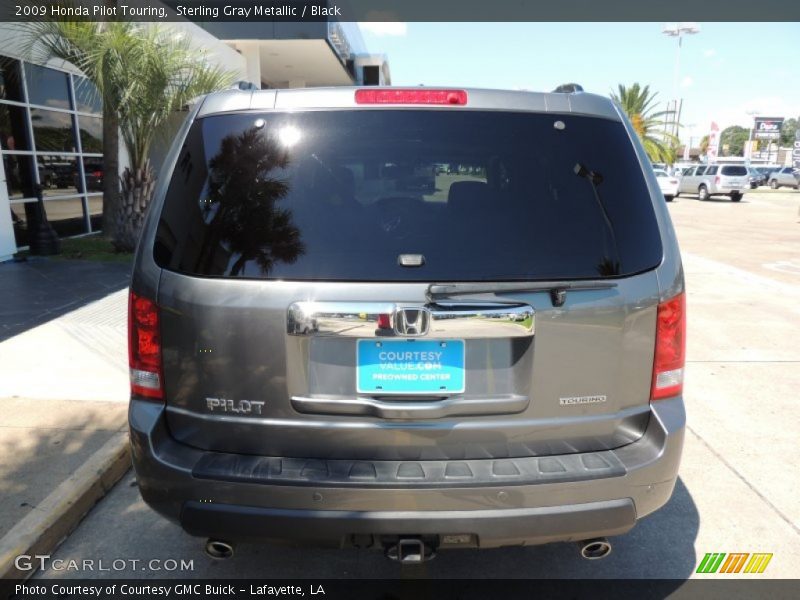 Sterling Gray Metallic / Black 2009 Honda Pilot Touring