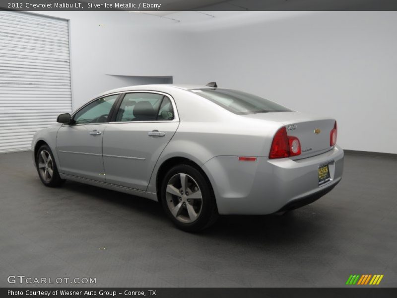Silver Ice Metallic / Ebony 2012 Chevrolet Malibu LT