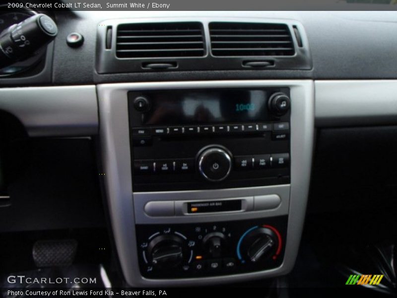 Summit White / Ebony 2009 Chevrolet Cobalt LT Sedan