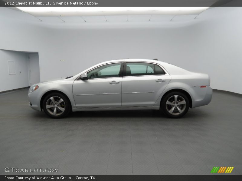 Silver Ice Metallic / Ebony 2012 Chevrolet Malibu LT