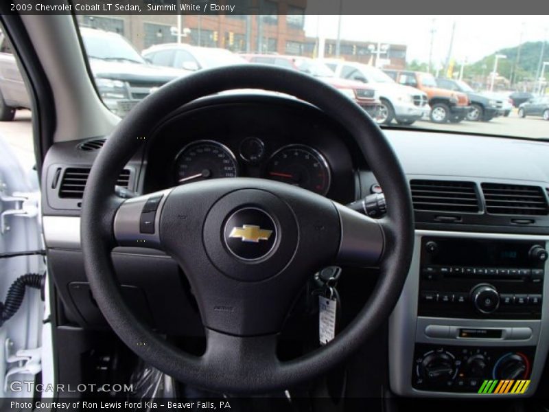 Summit White / Ebony 2009 Chevrolet Cobalt LT Sedan
